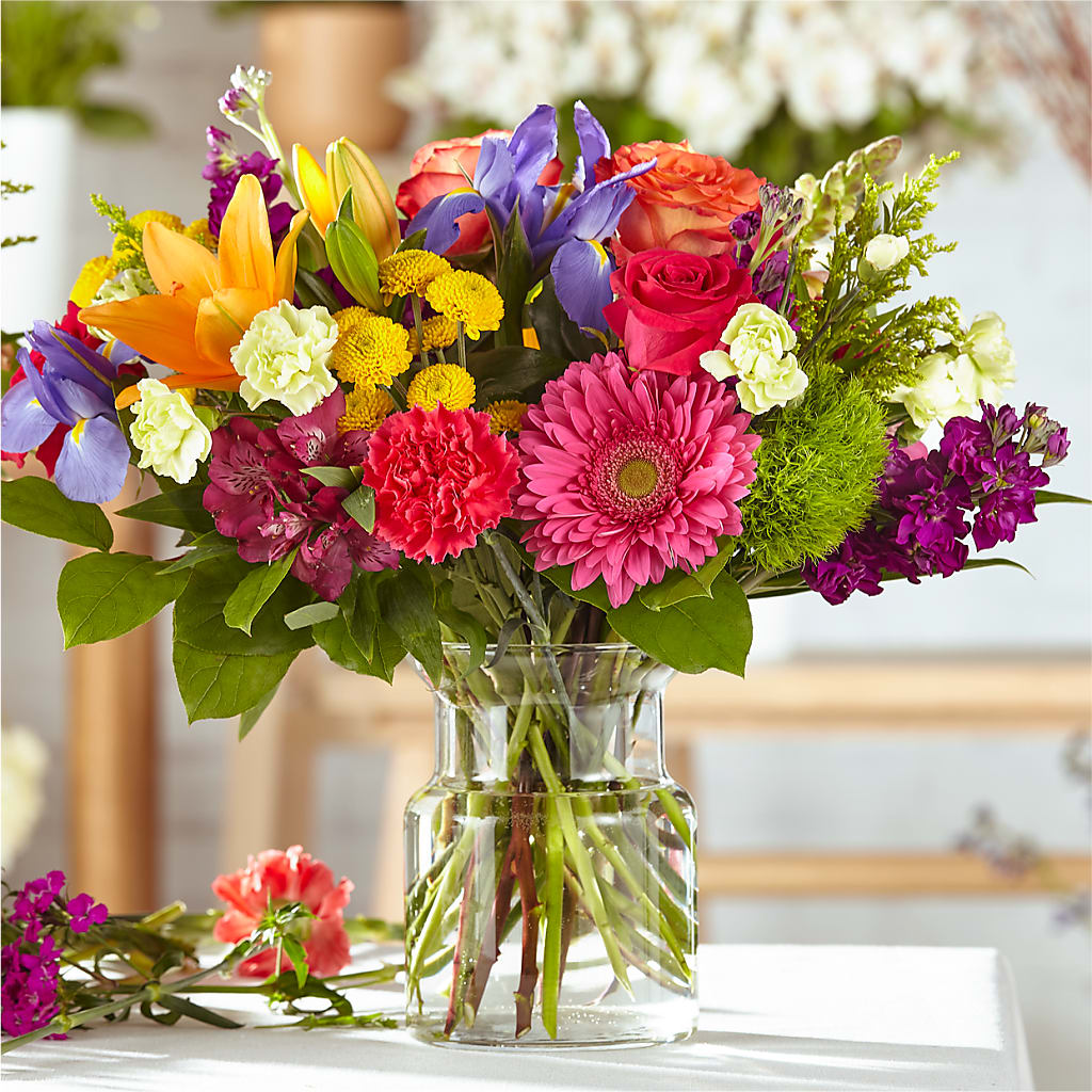 Bold & Bright – A Florist Original – Flowers By Van Brunt, Long Branch NJ