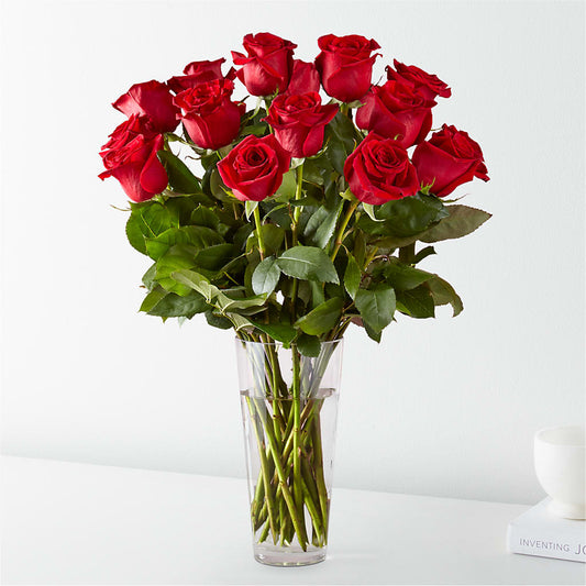 Long Stem Red Rose Bouquet – Flowers By Van Brunt, Long Branch NJ