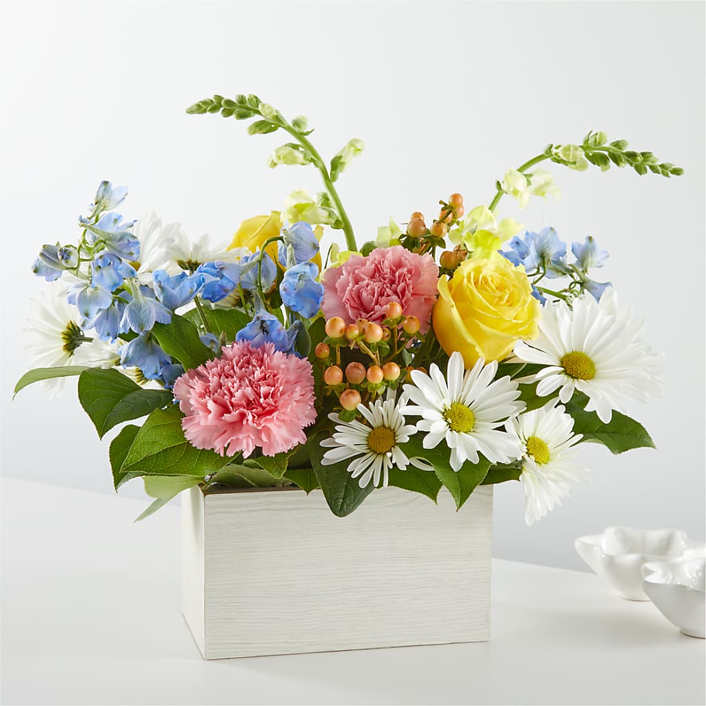 Sun Salutation Box Bouquet – Flowers By Van Brunt, Long Branch NJ