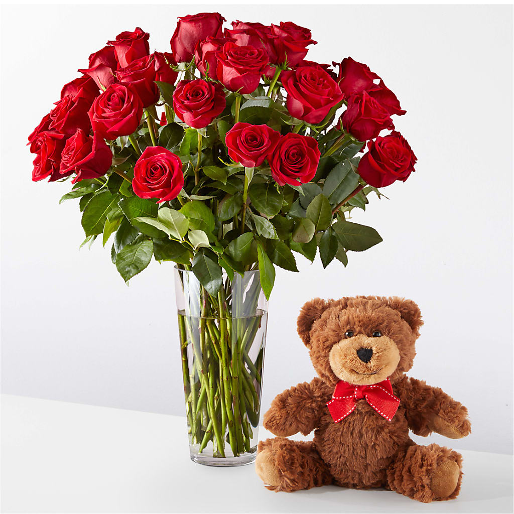 Romantic Long Stem Red Rose Bouquet Bundles – Flowers By Van Brunt, Long Branch NJ