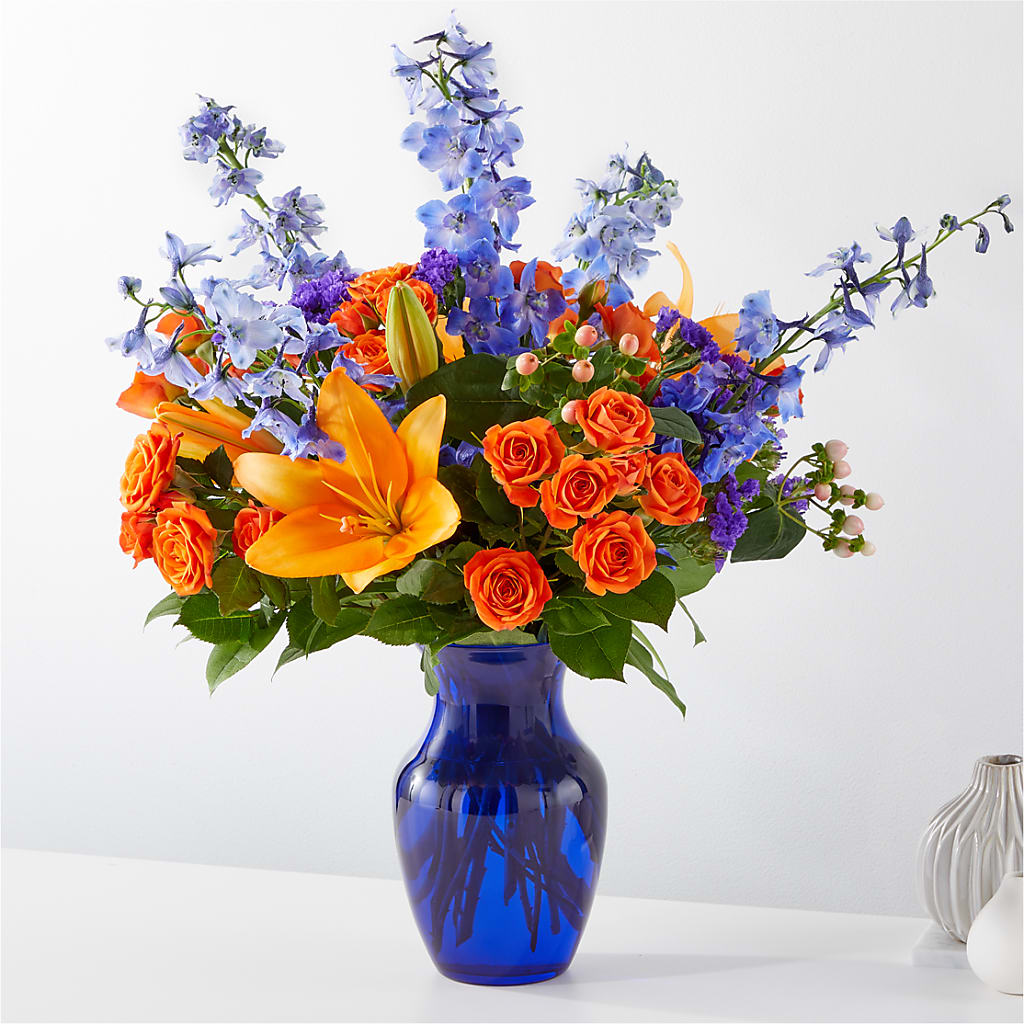 Radiant Citrus Bouquet – Flowers By Van Brunt, Long Branch NJ