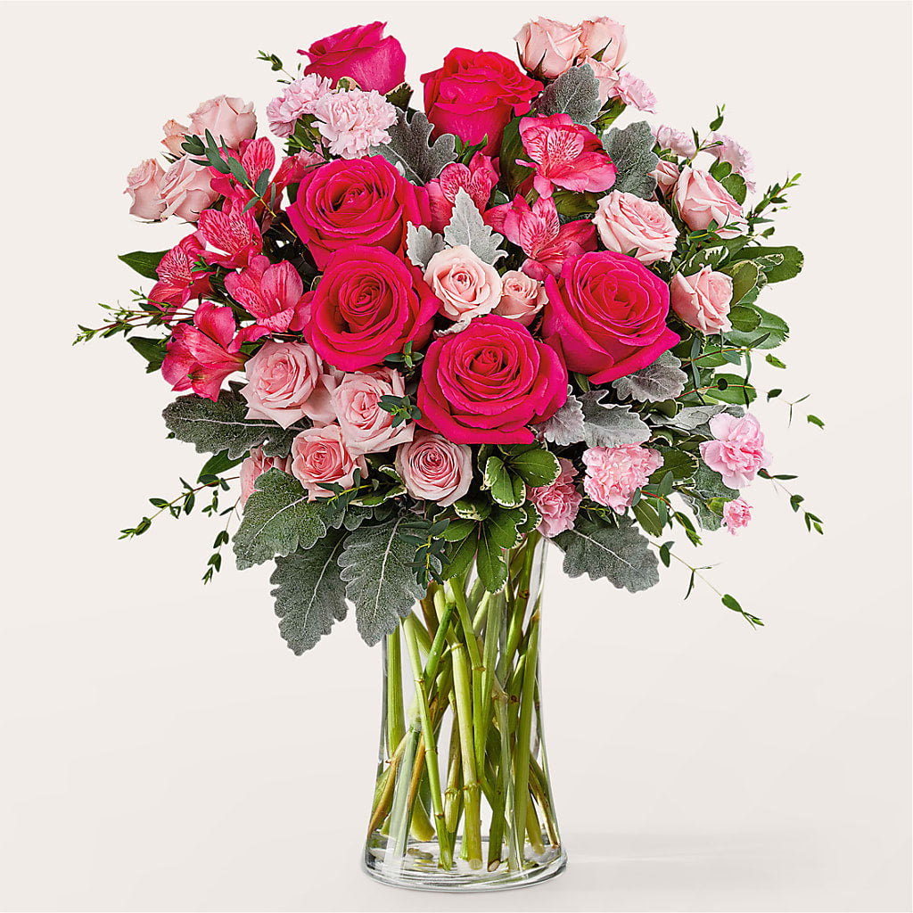 Tickled Pink Bouquet – Flowers By Van Brunt, Long Branch NJ