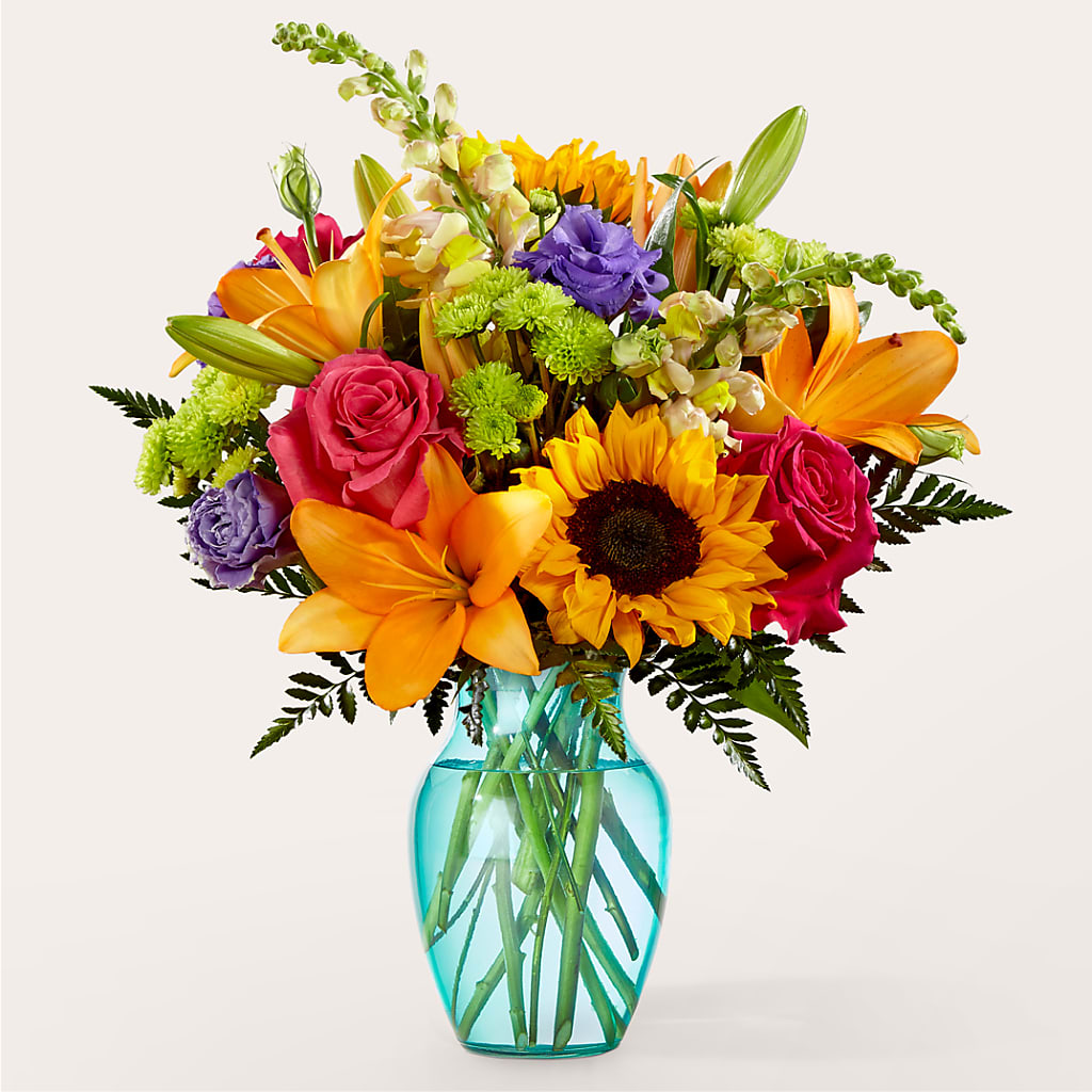 Double Rainbow Bouquet – Flowers By Van Brunt, Long Branch NJ