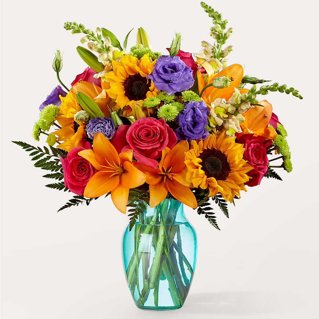Double Rainbow Bouquet – Flowers By Van Brunt, Long Branch NJ