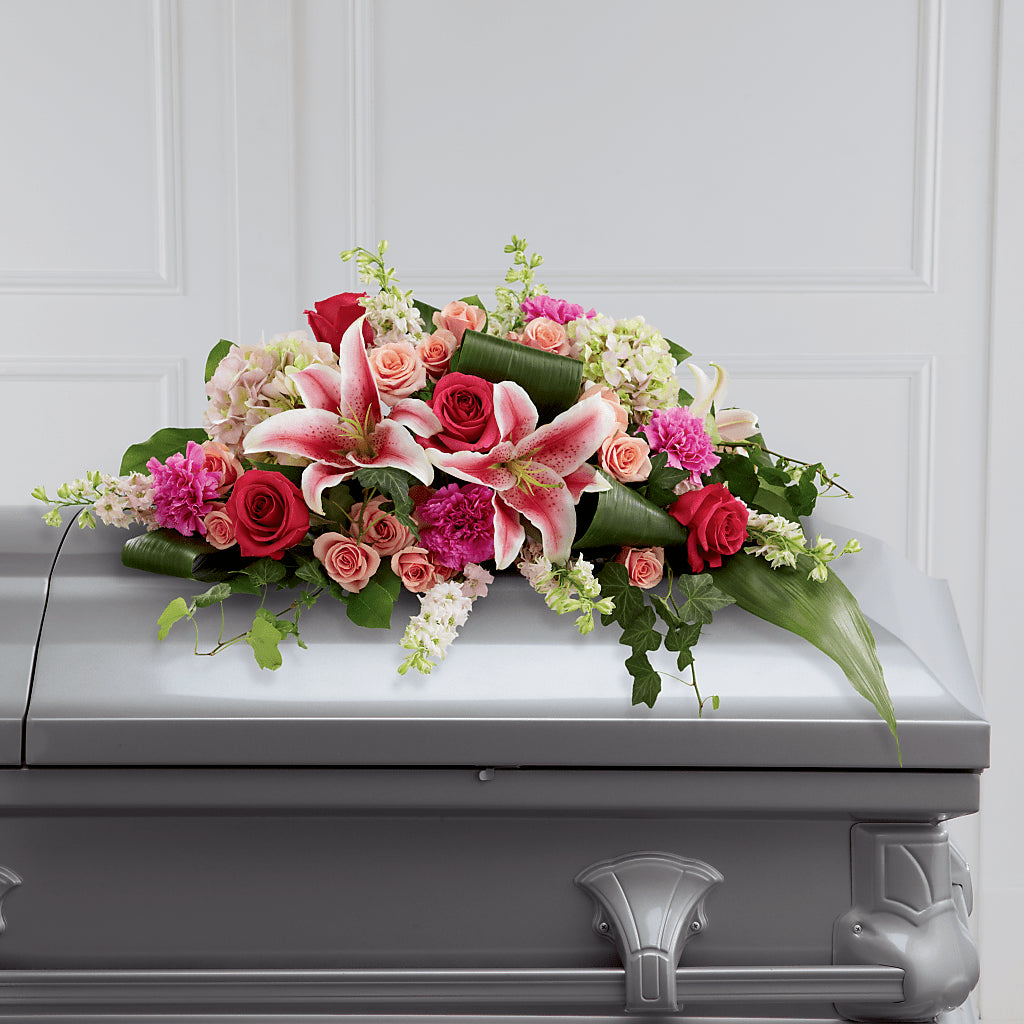 Splendid Grace Casket Spray – Flowers By Van Brunt, Long Branch NJ