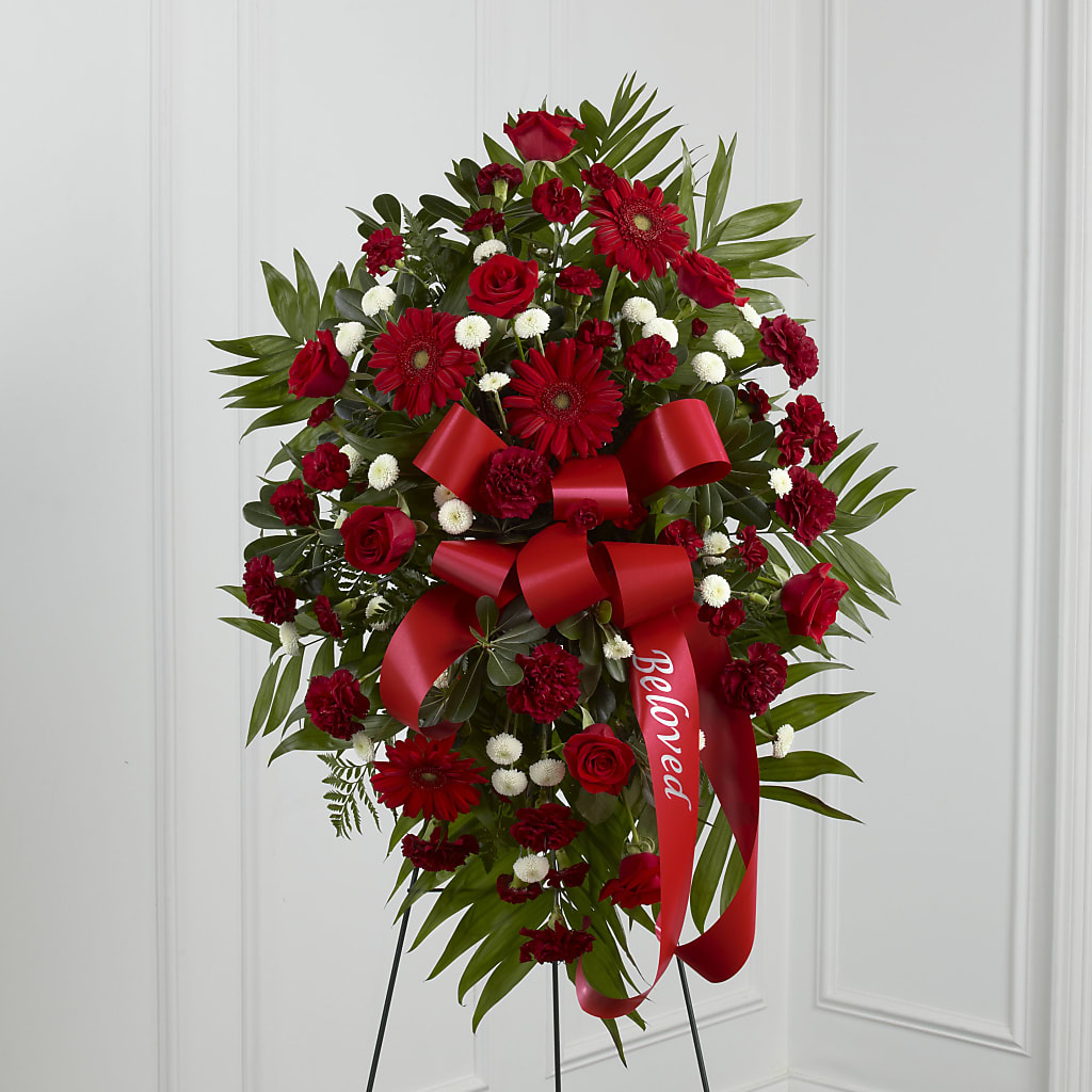 Treasured Memories Standing Spray – Flowers By Van Brunt, Long Branch NJ