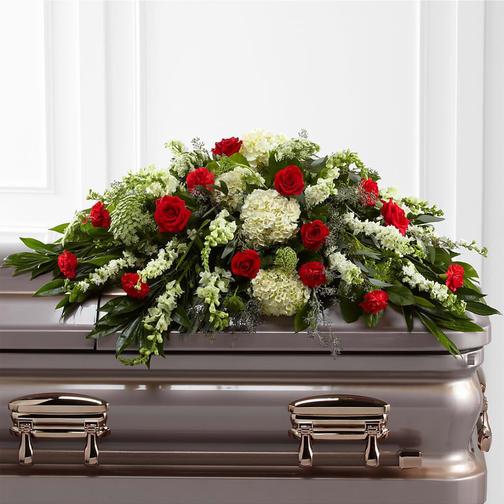 Sincerity Casket Spray – Flowers By Van Brunt, Long Branch NJ