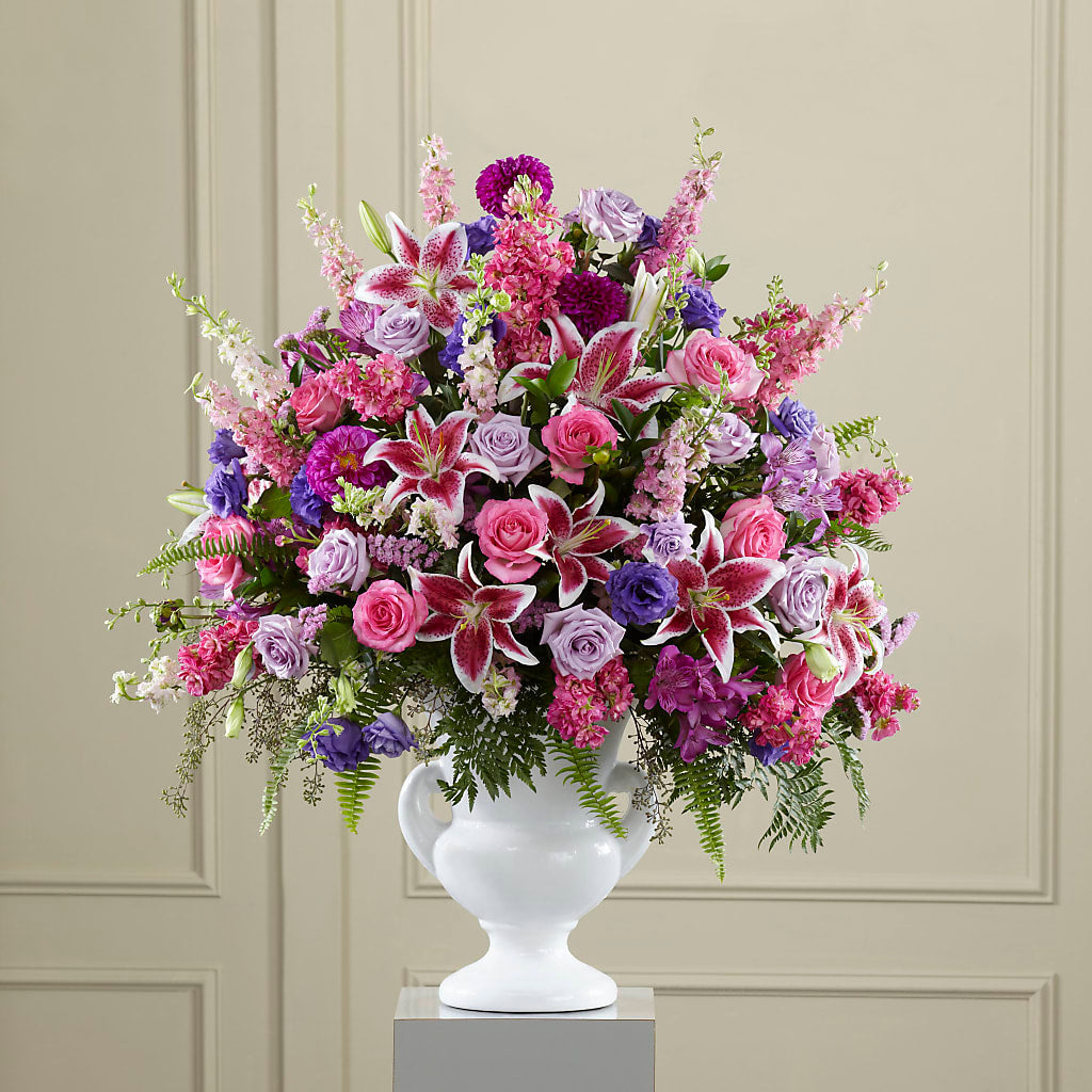 Peaceful Tribute Arrangement – Flowers By Van Brunt, Long Branch NJ