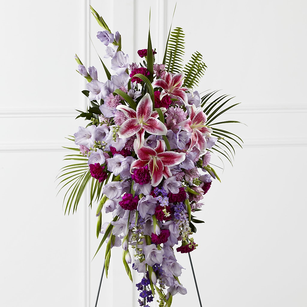 Tender Touch Standing Spray – Flowers By Van Brunt, Long Branch NJ
