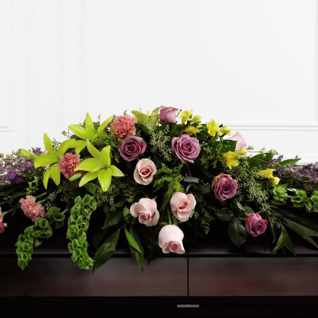 Forever Beloved Casket Spray – Flowers By Van Brunt, Long Branch NJ