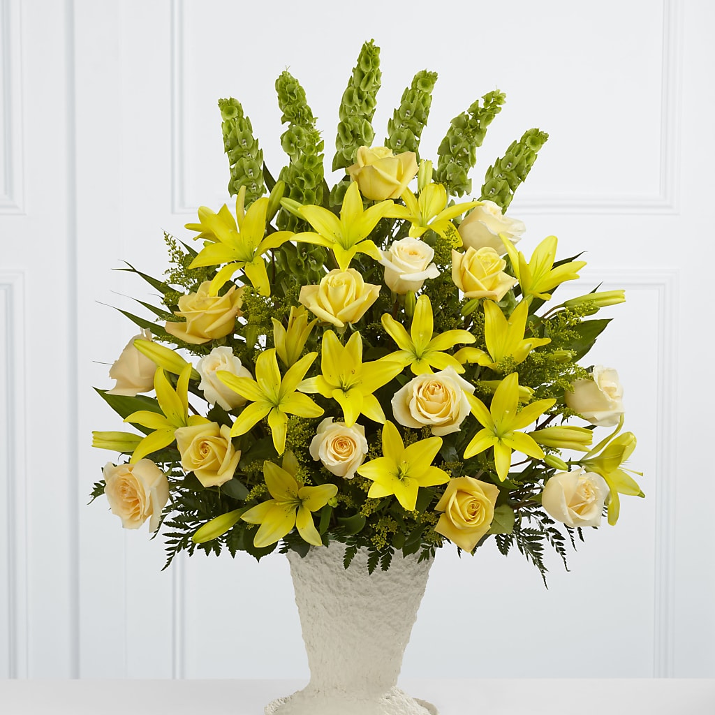 Golden Memories Arrangement – Flowers By Van Brunt, Long Branch NJ
