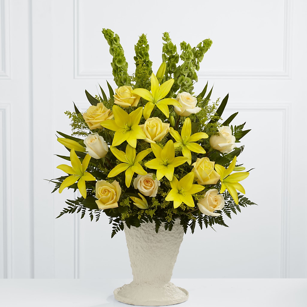 Golden Memories Arrangement – Flowers By Van Brunt, Long Branch NJ