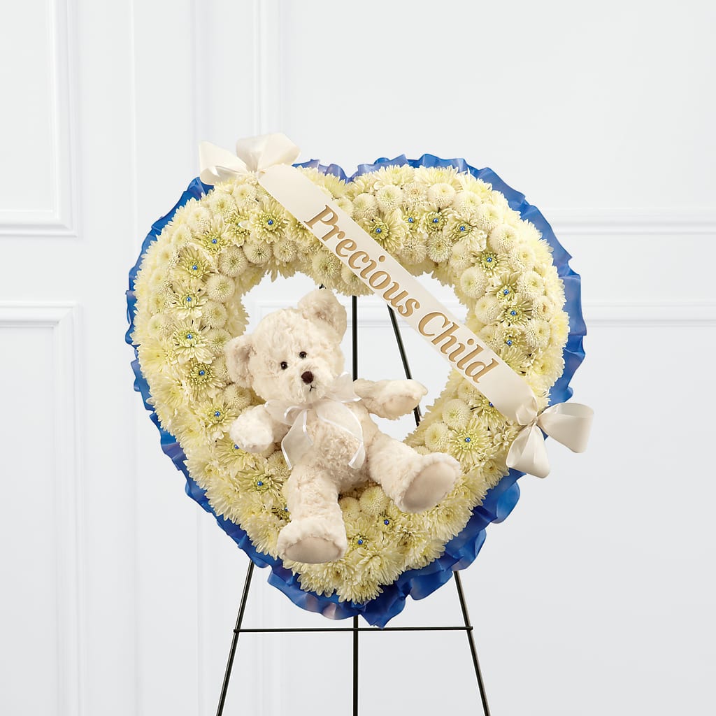 Precious Child Standing Heart – Flowers By Van Brunt, Long Branch NJ