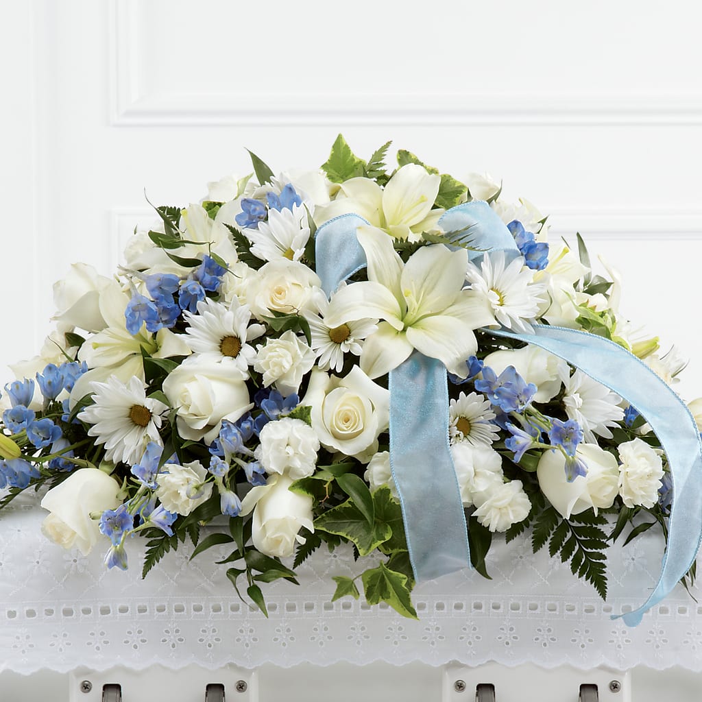 Tender Treasure Casket Spray – Flowers By Van Brunt, Long Branch NJ