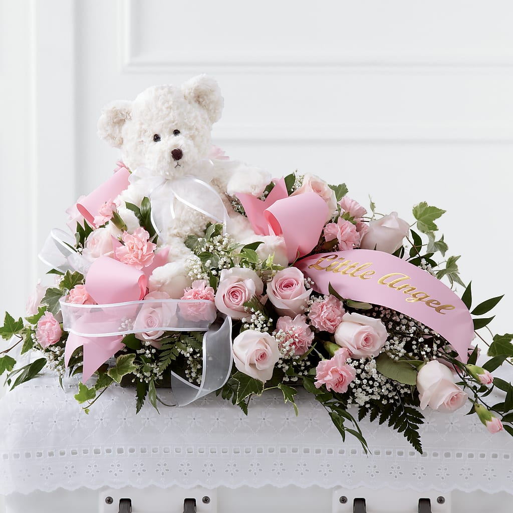 Touch of Sympathy Casket Spray – Flowers By Van Brunt, Long Branch NJ