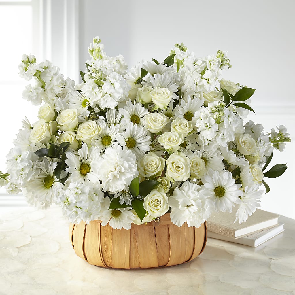 Graceful Garden Basket – Flowers By Van Brunt, Long Branch NJ