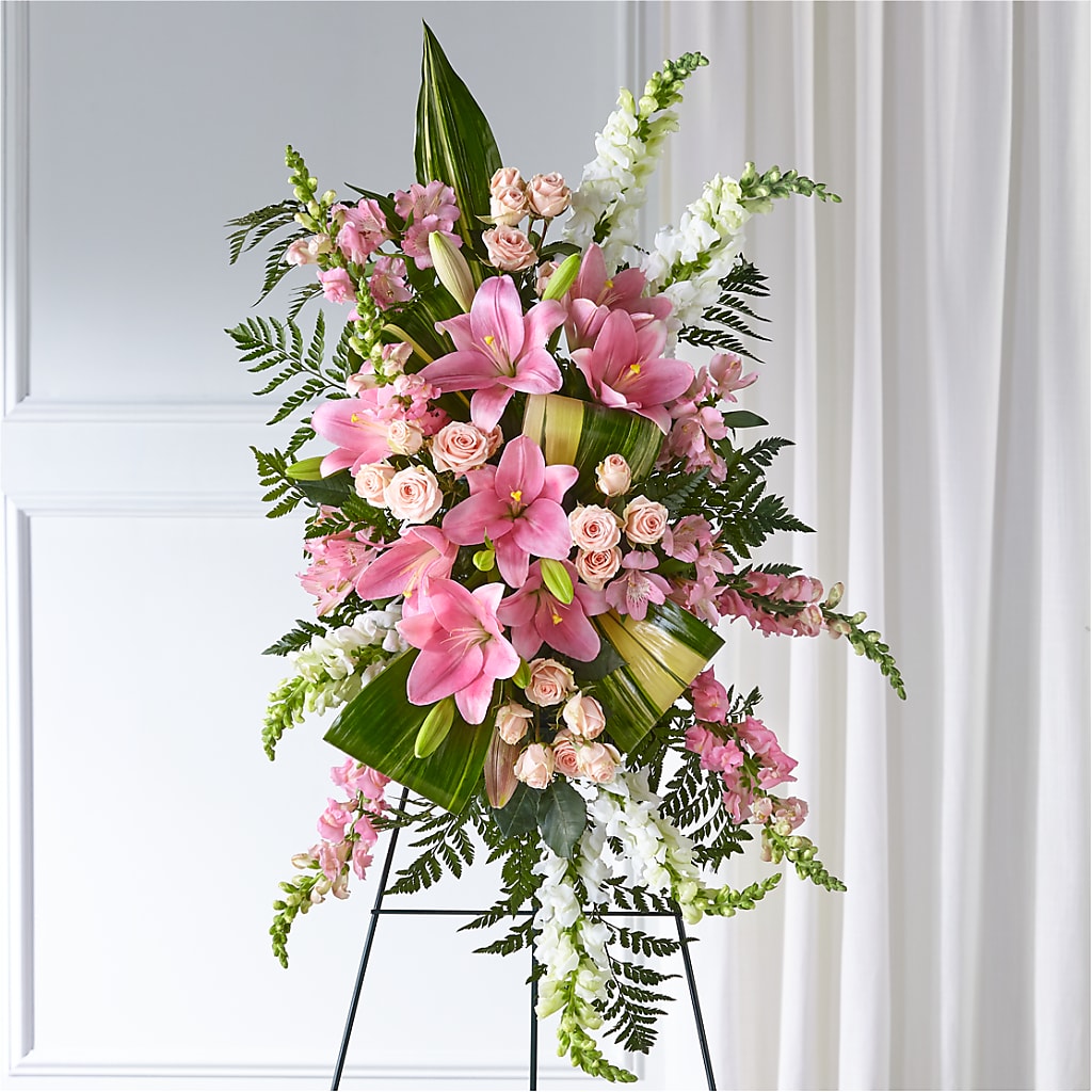 Elegant Embrace Standing Spray – Flowers By Van Brunt, Long Branch NJ