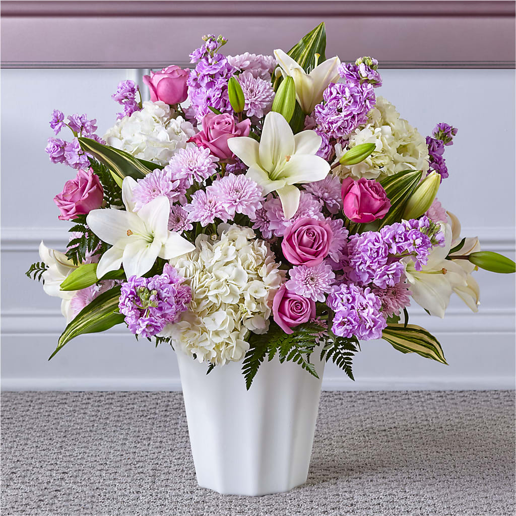 Heaven Sent Floor Basket – Flowers By Van Brunt, Long Branch NJ