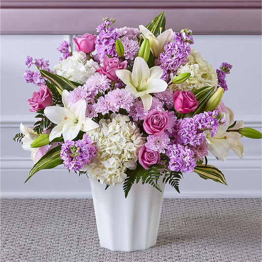 Heaven Sent Floor Basket – Flowers By Van Brunt, Long Branch NJ