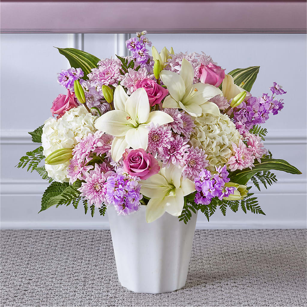 Heaven Sent Floor Basket – Flowers By Van Brunt, Long Branch NJ