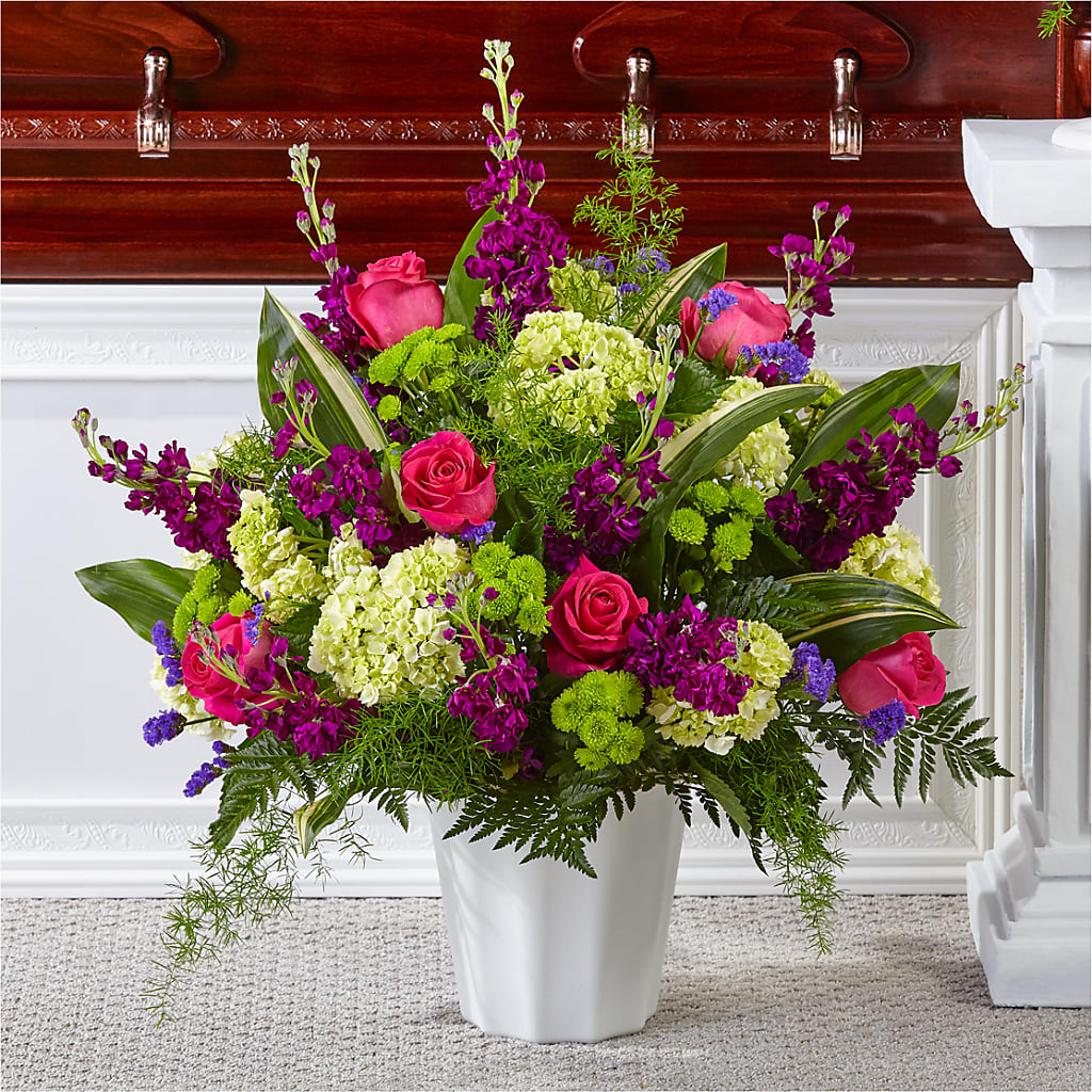 Beautiful Horizons Floor Basket – Flowers By Van Brunt, Long Branch NJ
