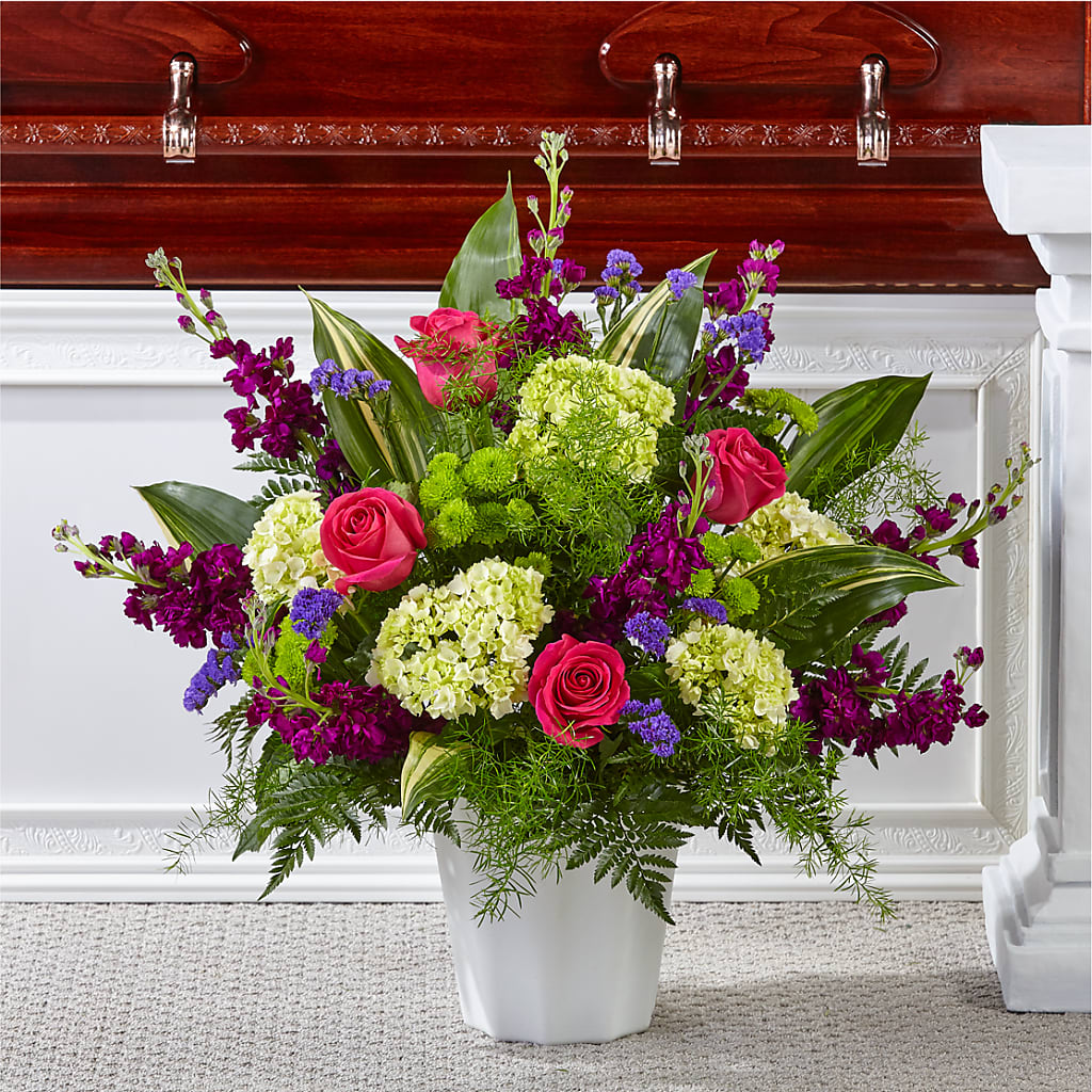 Beautiful Horizons Floor Basket – Flowers By Van Brunt, Long Branch NJ
