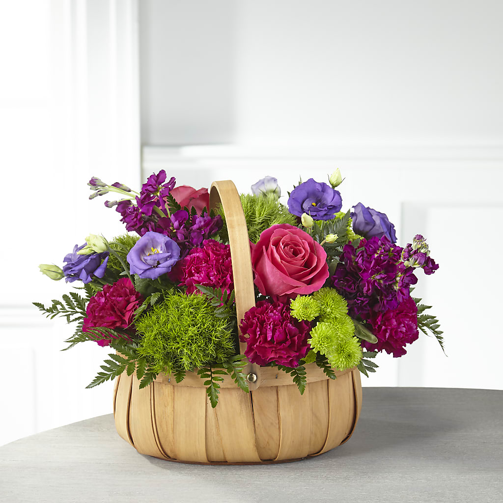 Serene Sanctuary Basket – Flowers By Van Brunt, Long Branch NJ