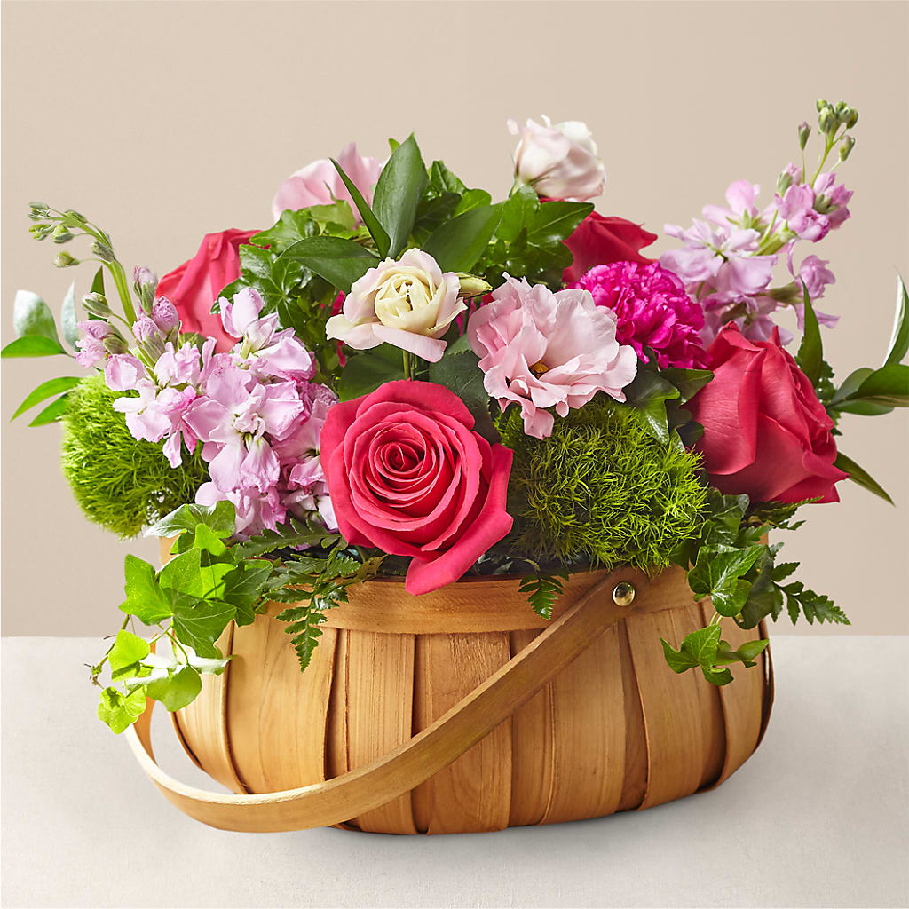 Radiance in Bloom Basket – Flowers By Van Brunt, Long Branch NJ