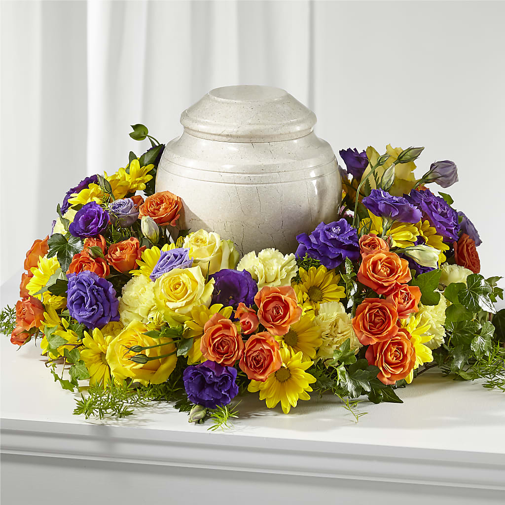 Blossoms of Remembrance Cremation Adornment – Flowers By Van Brunt, Long Branch NJ