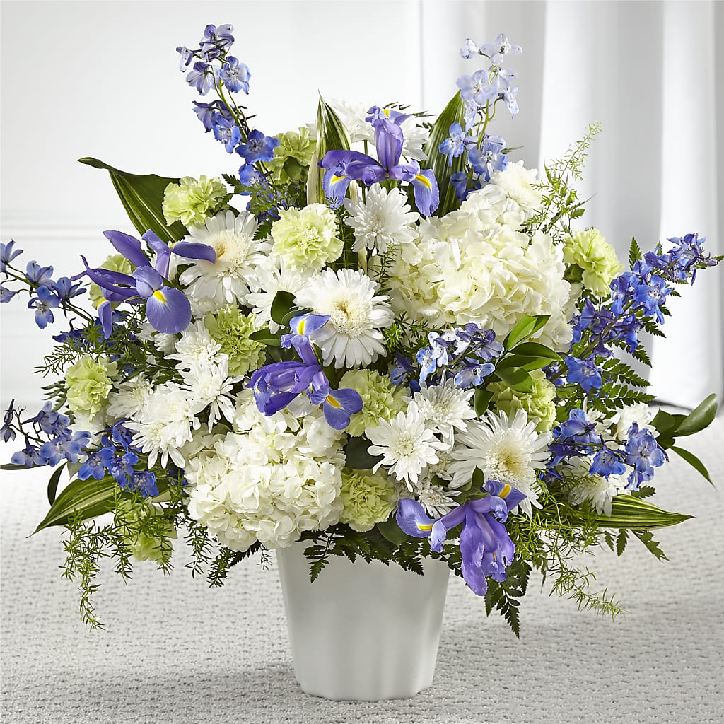 Soft Serenity Floor Basket – Flowers By Van Brunt, Long Branch NJ