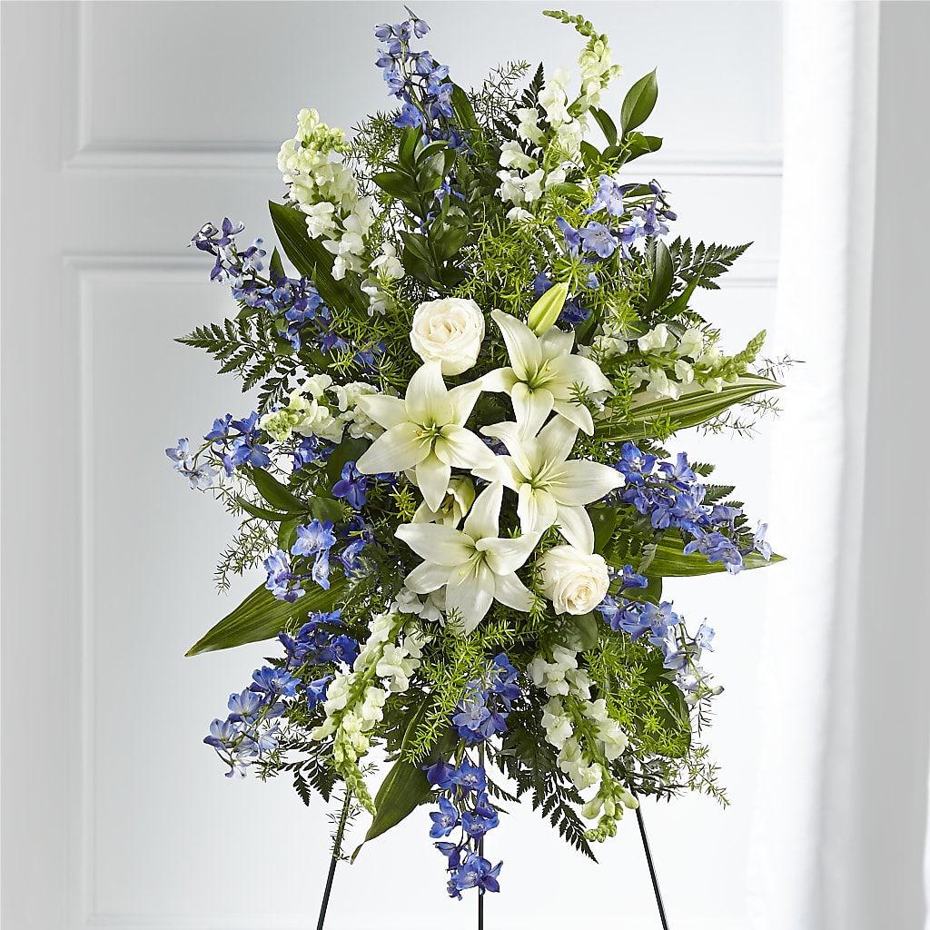 Faithful Friend Standing Spray – Flowers By Van Brunt, Long Branch NJ
