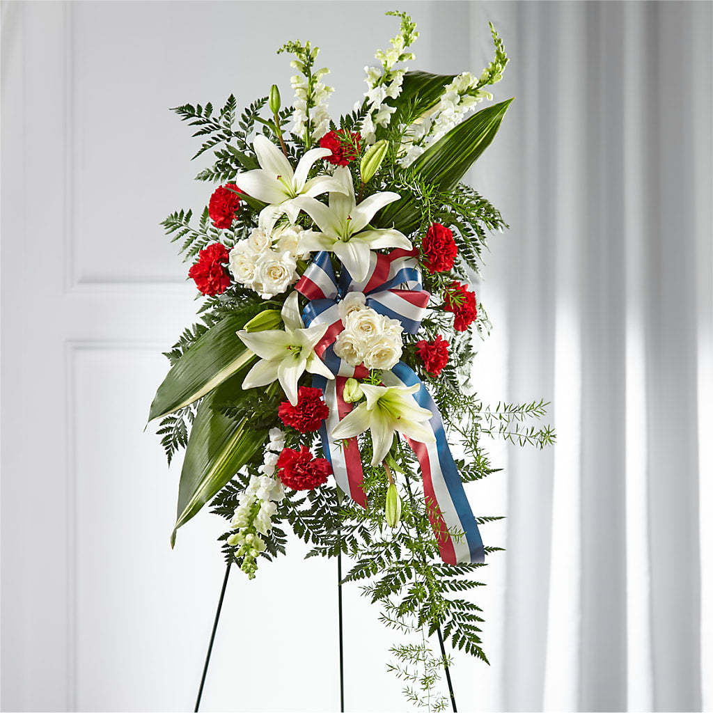 Stars of Life Standing Spray – Flowers By Van Brunt, Long Branch NJ