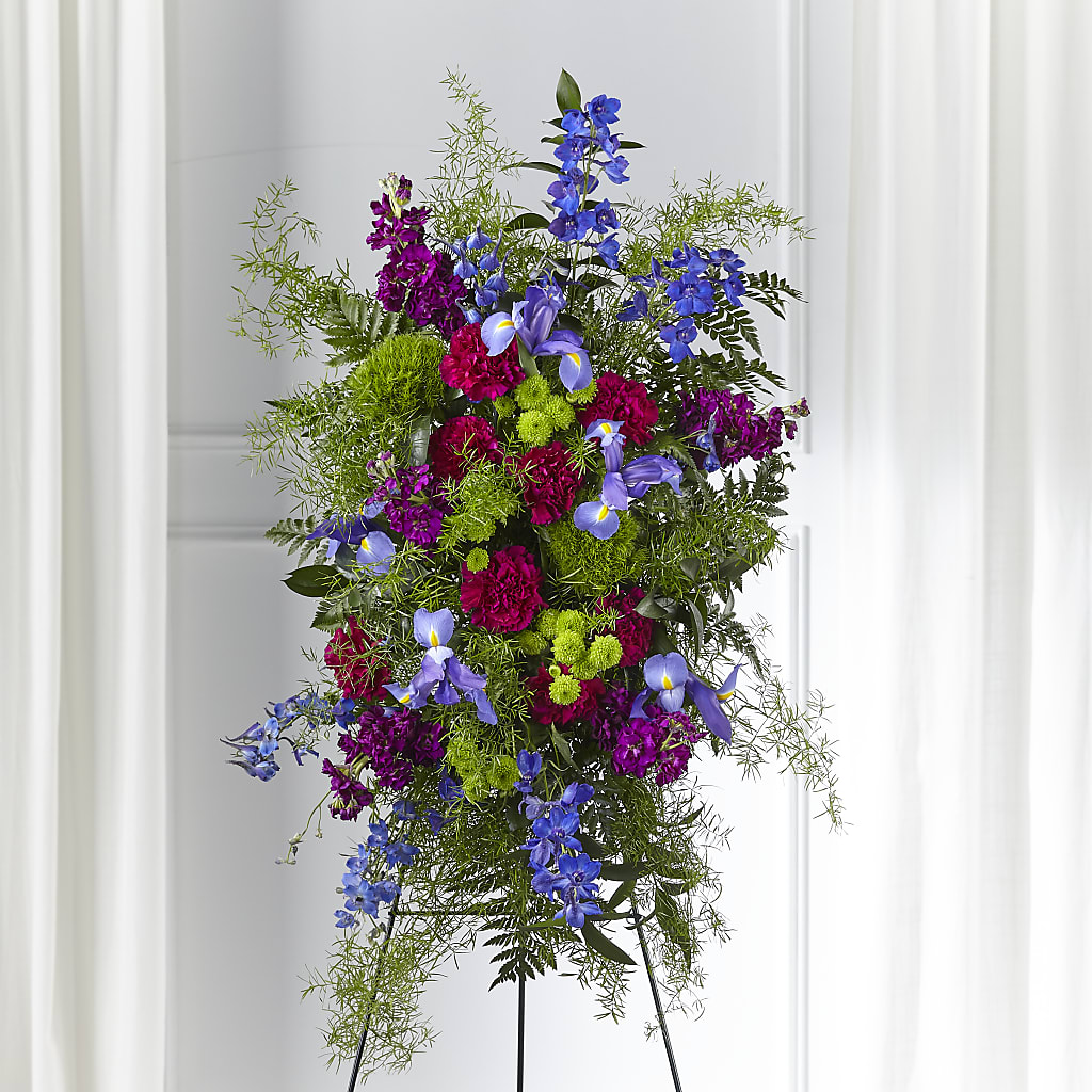 Heavenly Skies Standing Spray – Flowers By Van Brunt, Long Branch NJ