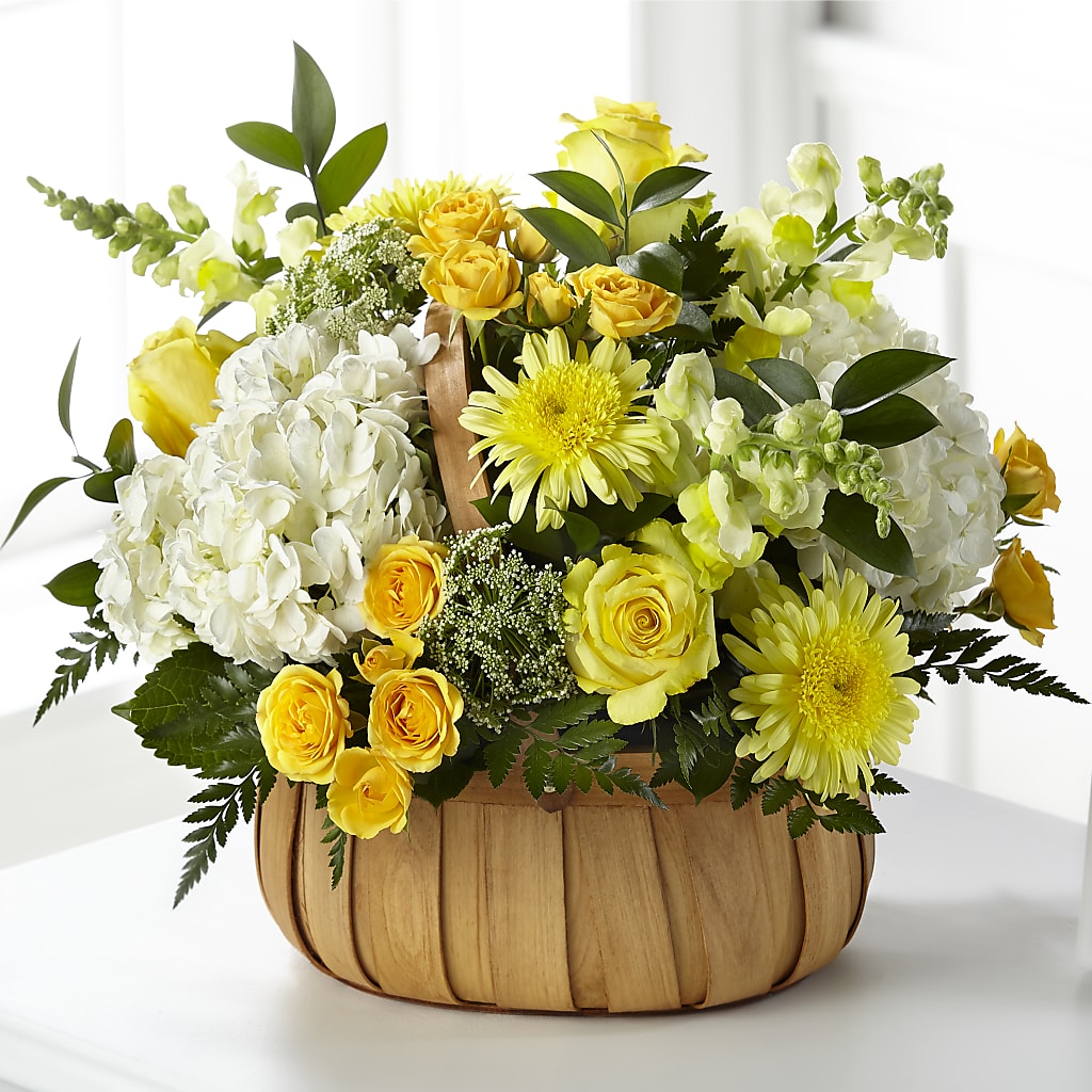 Rustic Remembrance Basket – Flowers By Van Brunt, Long Branch NJ