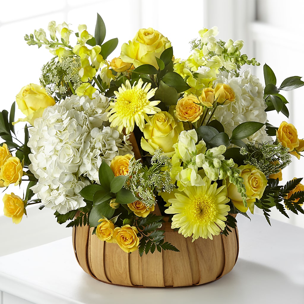 Rustic Remembrance Basket – Flowers By Van Brunt, Long Branch NJ