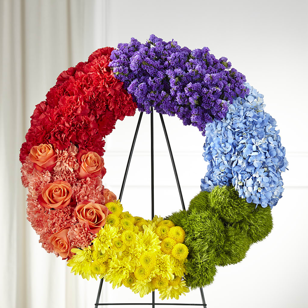 Circle of Love Wreath – Flowers By Van Brunt, Long Branch NJ