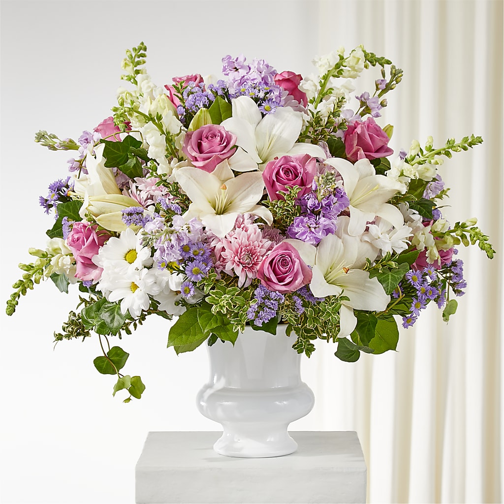 Remarkable Life Urn Arrangement – Flowers By Van Brunt, Long Branch NJ