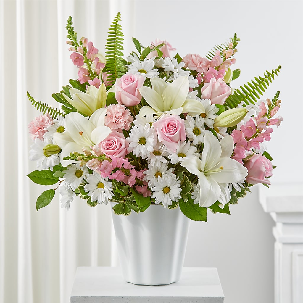 Soft Touch Tabletop Basket – Flowers By Van Brunt, Long Branch NJ