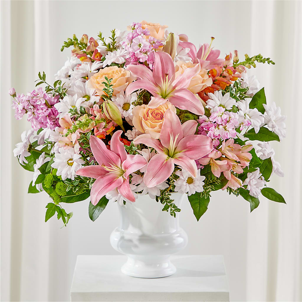 Heartfelt Gesture Urn Arrangement – Flowers By Van Brunt, Long Branch NJ