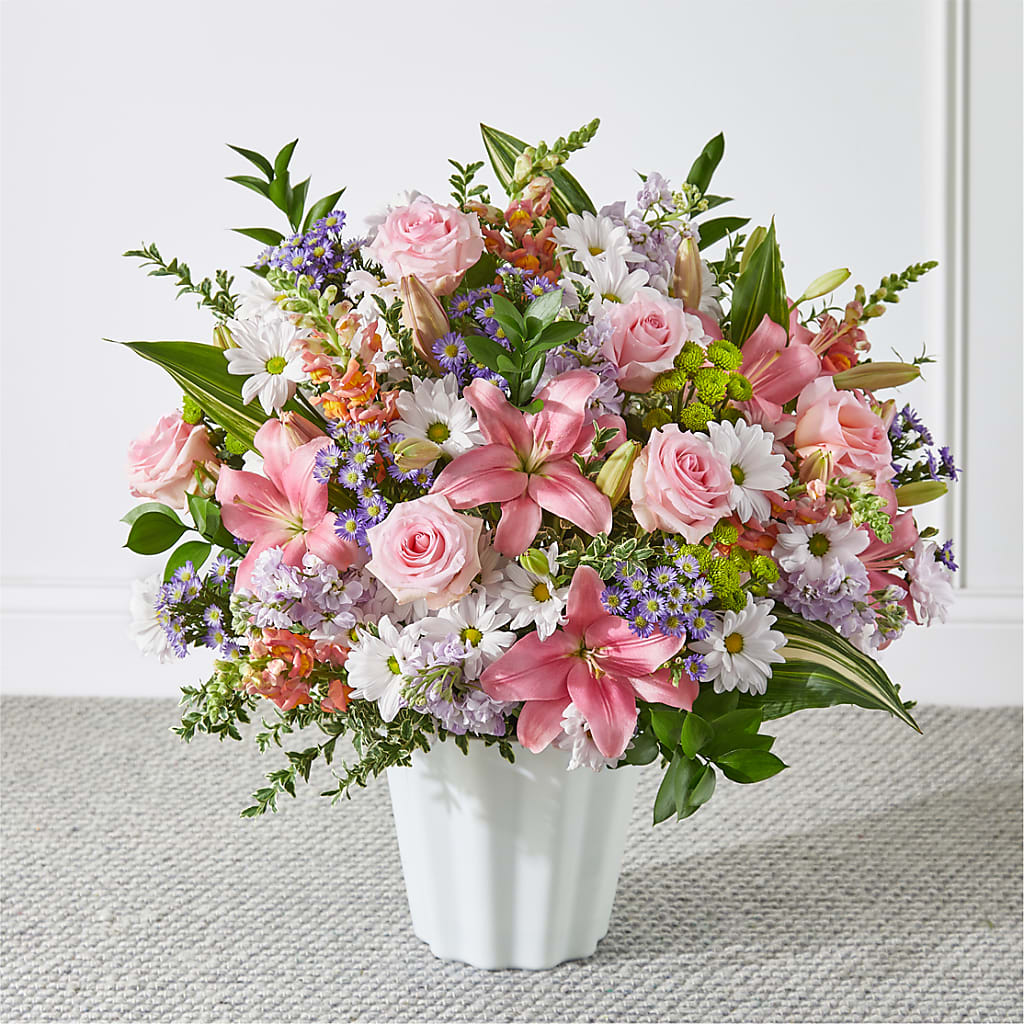 Abundant Compassion Floor Basket – Flowers By Van Brunt, Long Branch NJ