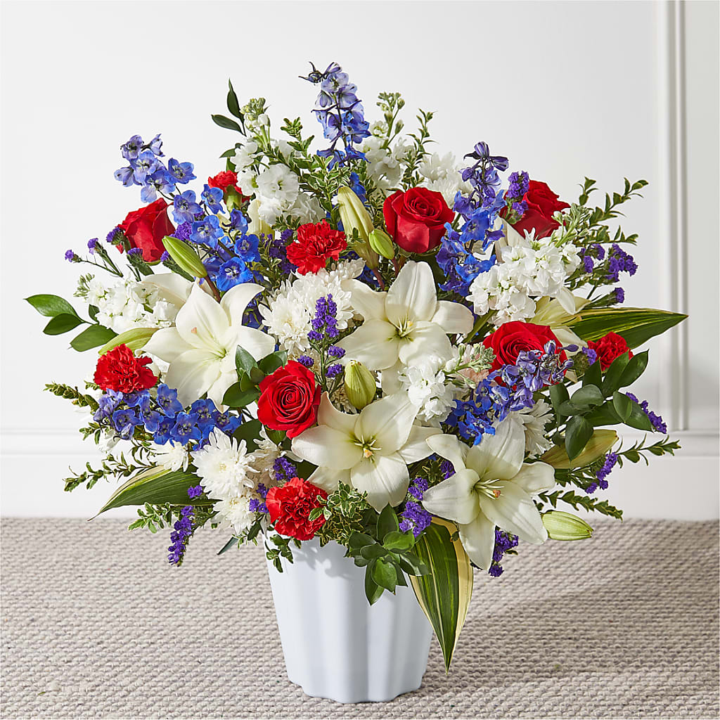 Consoled Floor Basket – Flowers By Van Brunt, Long Branch NJ