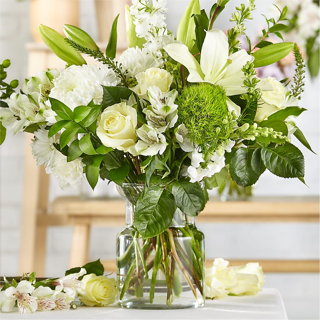 Classic Ivory – A Florist Original – Flowers By Van Brunt, Long Branch NJ