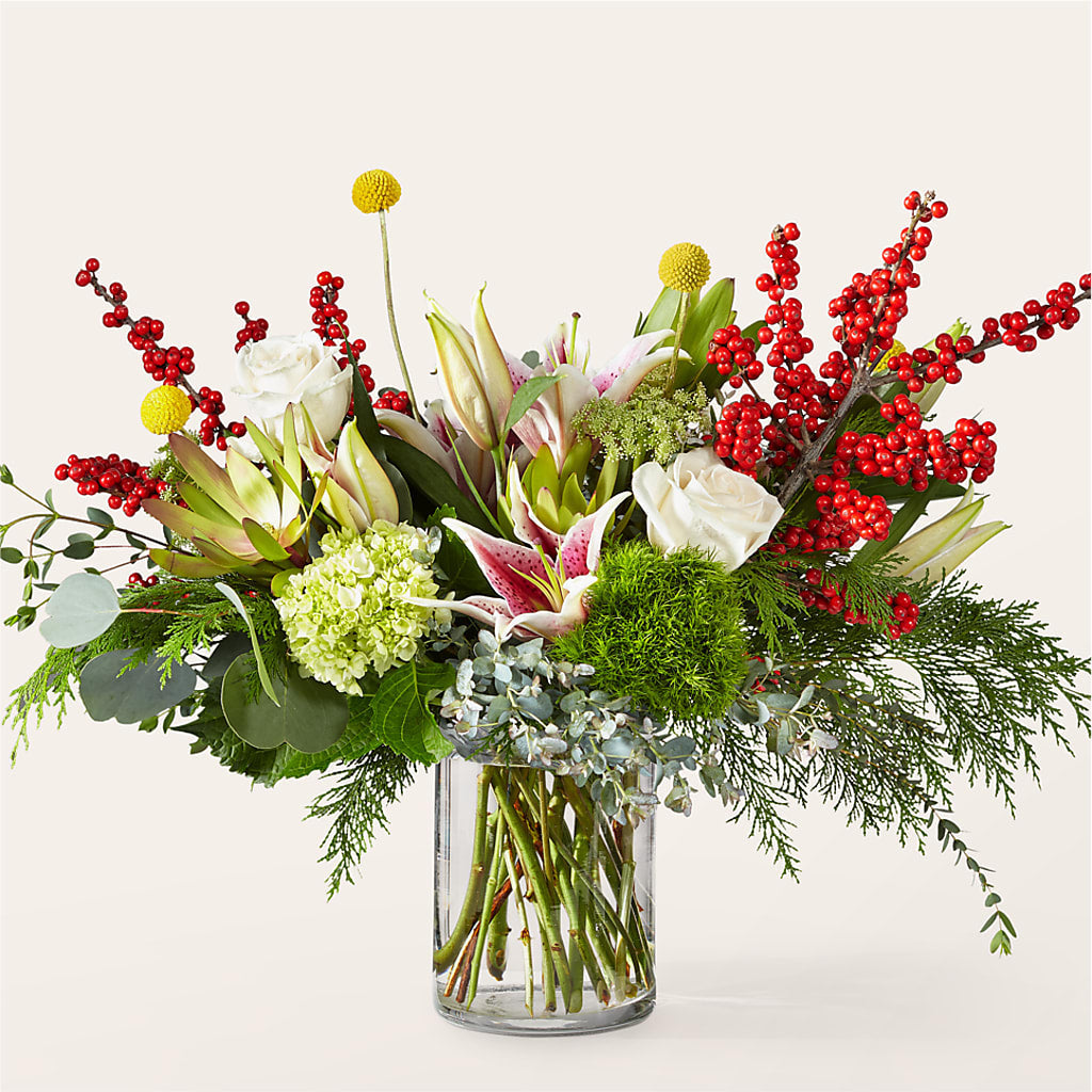 Berry & Bright Bouquet – Flowers By Van Brunt, Long Branch NJ