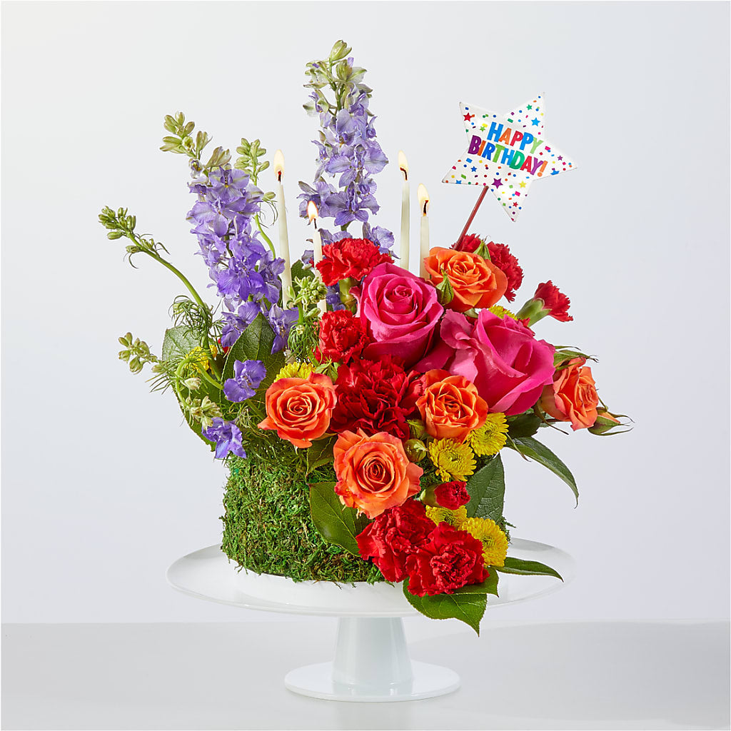 Best Year Yet Floral Cake – Flowers By Van Brunt, Long Branch NJ