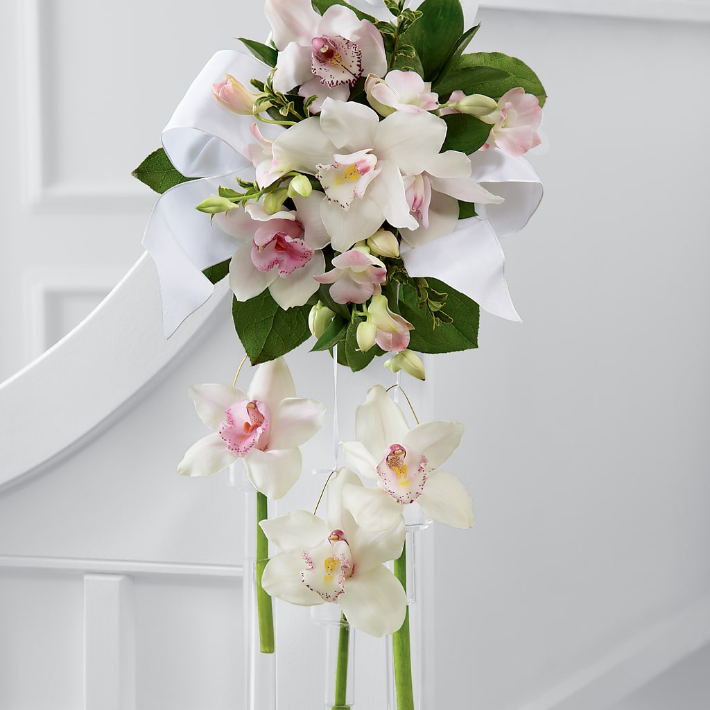 Perfect Entrance Pew Arrangement – Flowers By Van Brunt, Long Branch NJ