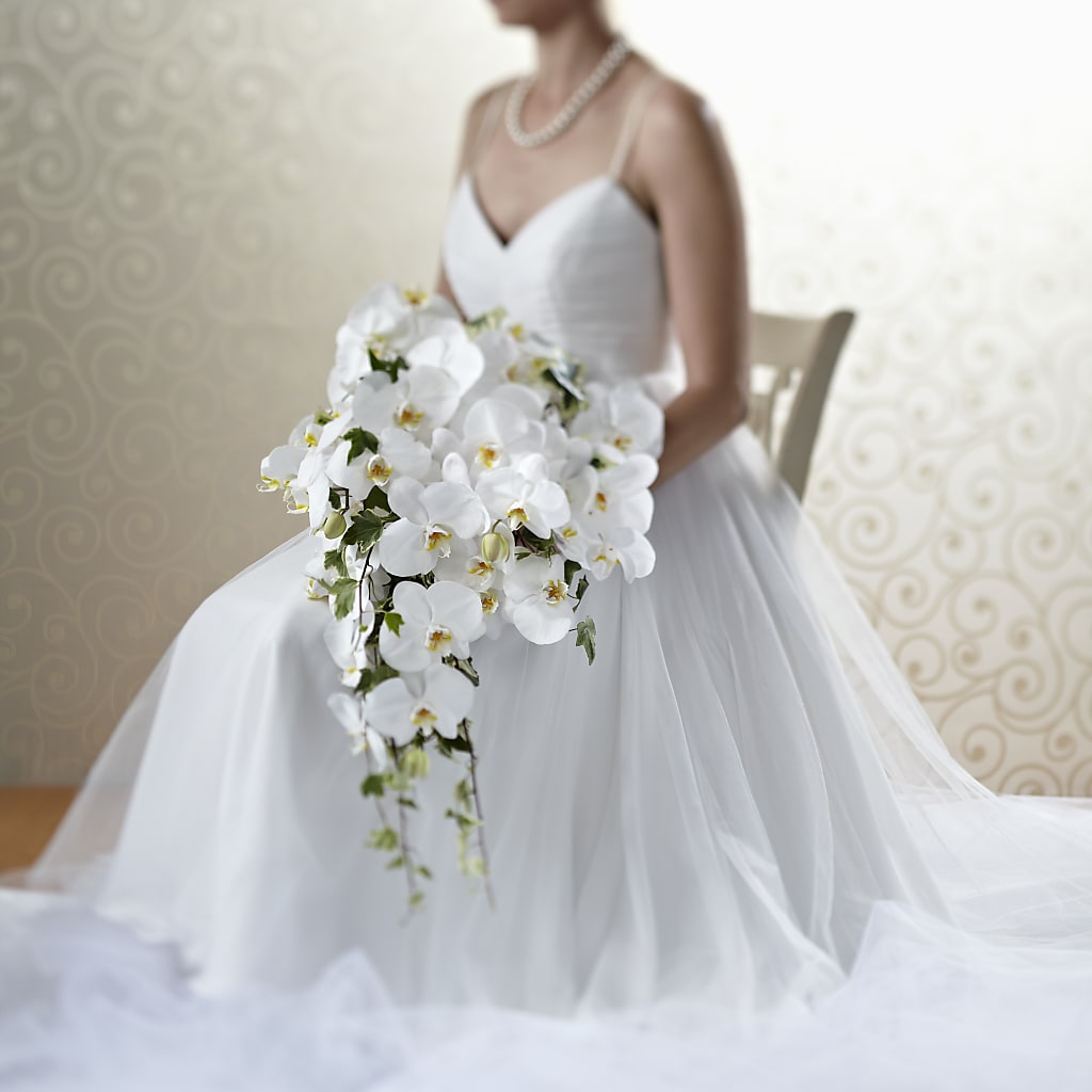 Classic White Bouquet – Flowers By Van Brunt, Long Branch NJ