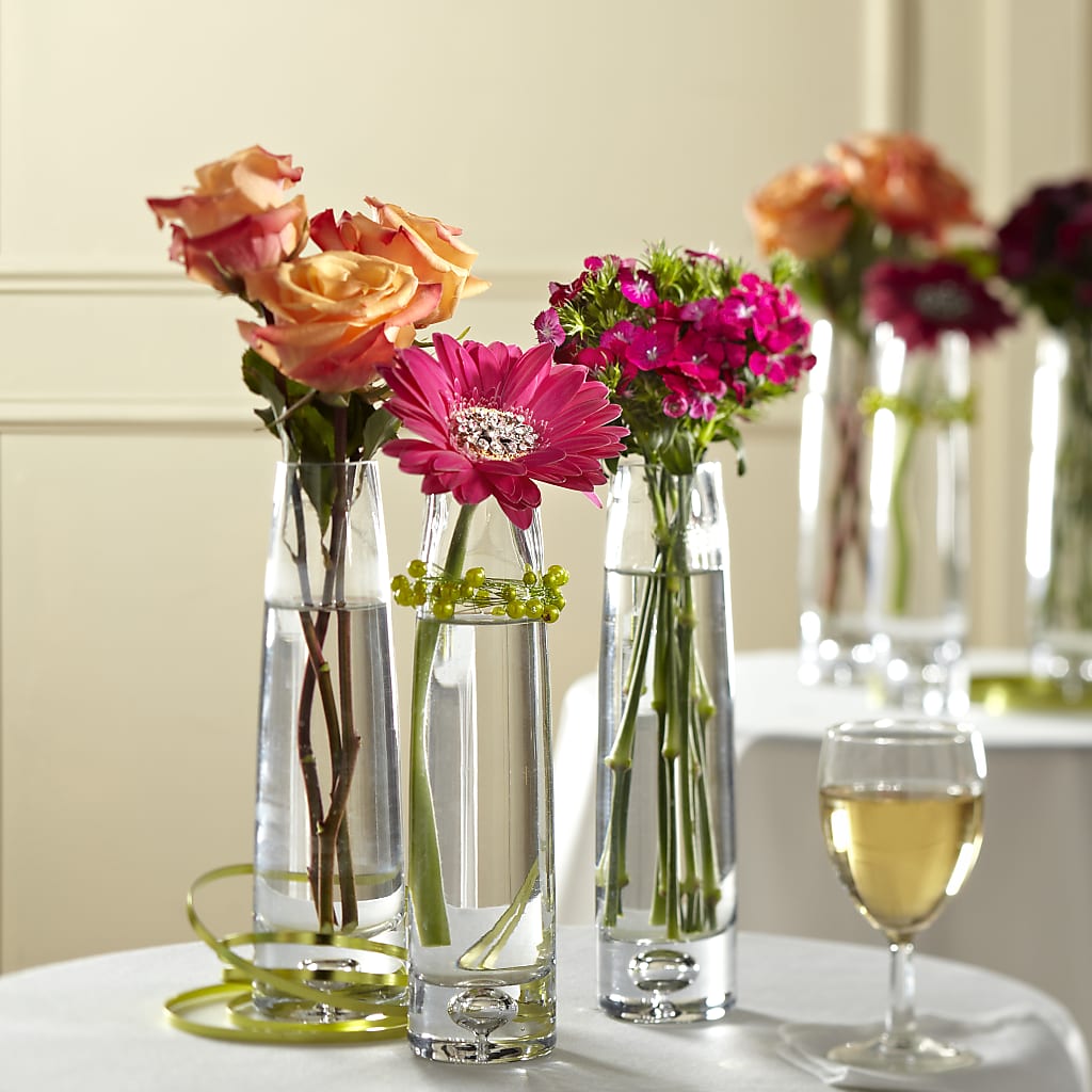 Sparkling Toast Centerpiece – Flowers By Van Brunt, Long Branch NJ