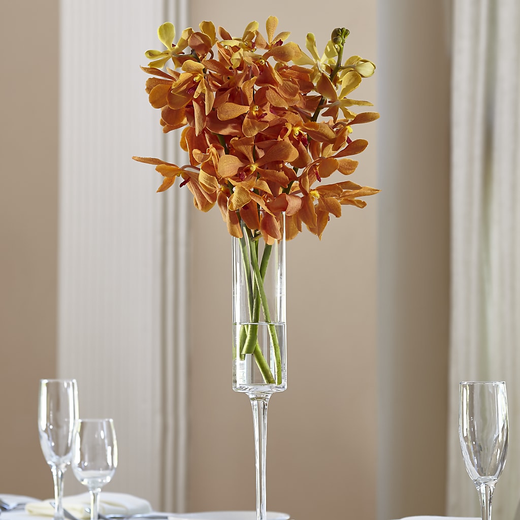 Orange Mokara Bouquet – Flowers By Van Brunt, Long Branch NJ