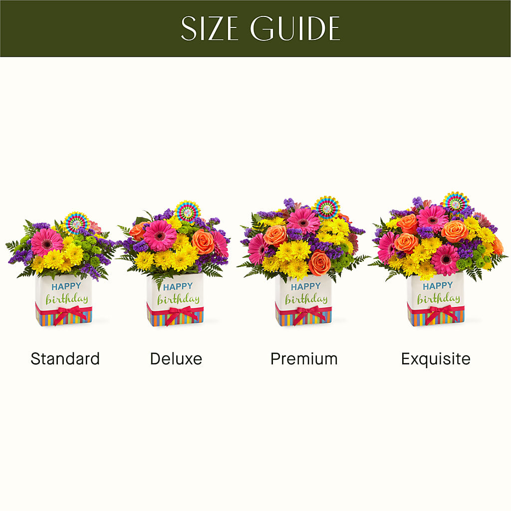 Birthday Brights Bouquet –  Flowers By Van Brunt, Long Branch NJ