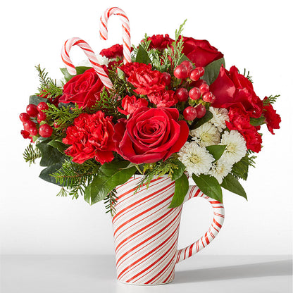 Peppermint Swirl Mug –  Flowers By Van Brunt, Long Branch NJ